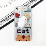 iPhone Case - 3D Soft Lazy Cat