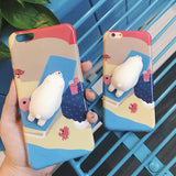 iPhone Case - 3D Soft Lazy Cat
