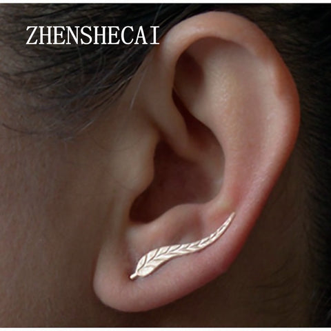 Vintage Jewelry Leaf Earrings